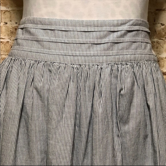 London Jean Embroidered Striped Chino Skirt - Picture 3 of 8